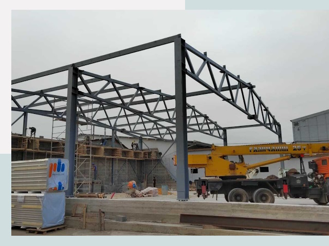 Строительство цехов в Оренбурге