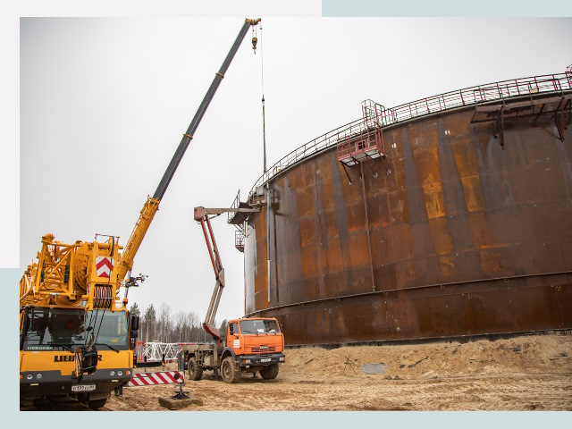 Монтаж резервуаров в Оренбурге от 610 руб. за м³