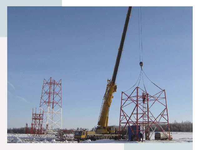 Монтаж вышек связи в Оренбурге