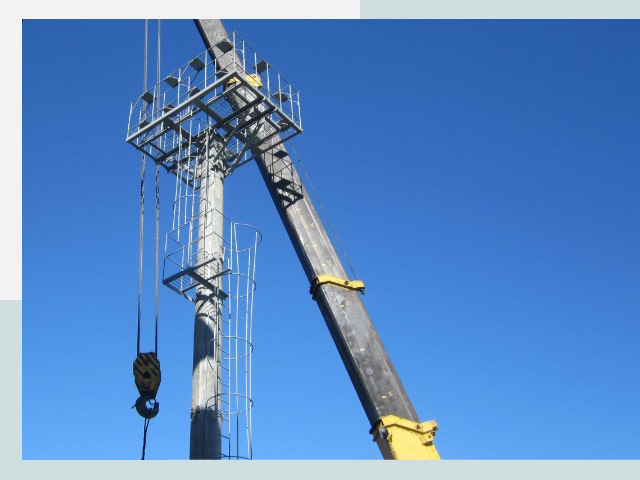 Монтаж осветительных мачт в Оренбург от 610 руб.