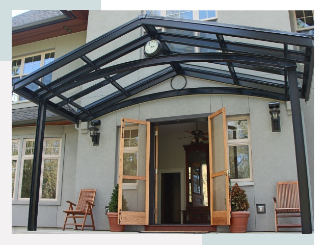 Козырьки металлические в Оренбурге