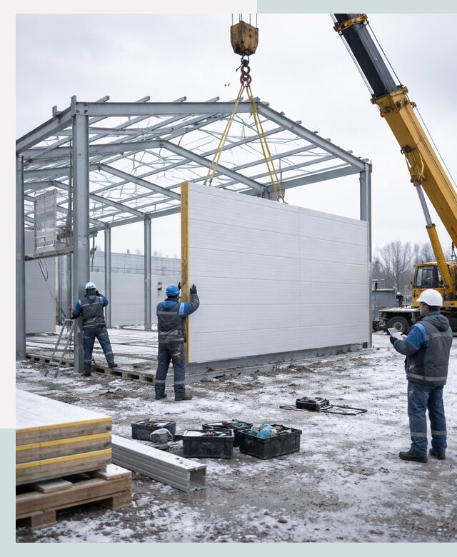 Строительство холодильных складов под ключ в Оренбурге