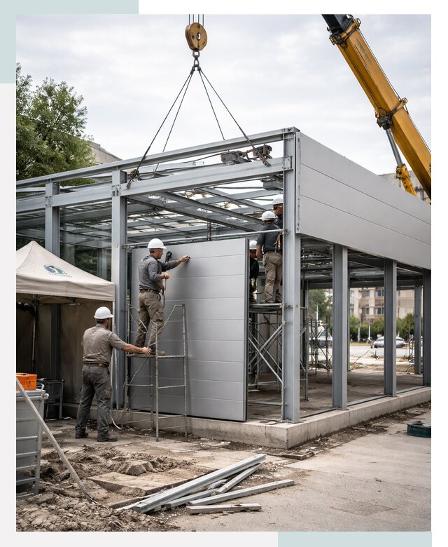 СтальСтрой-Рнб: торговый павильон под ключ в Оренбурге от 35592 р.