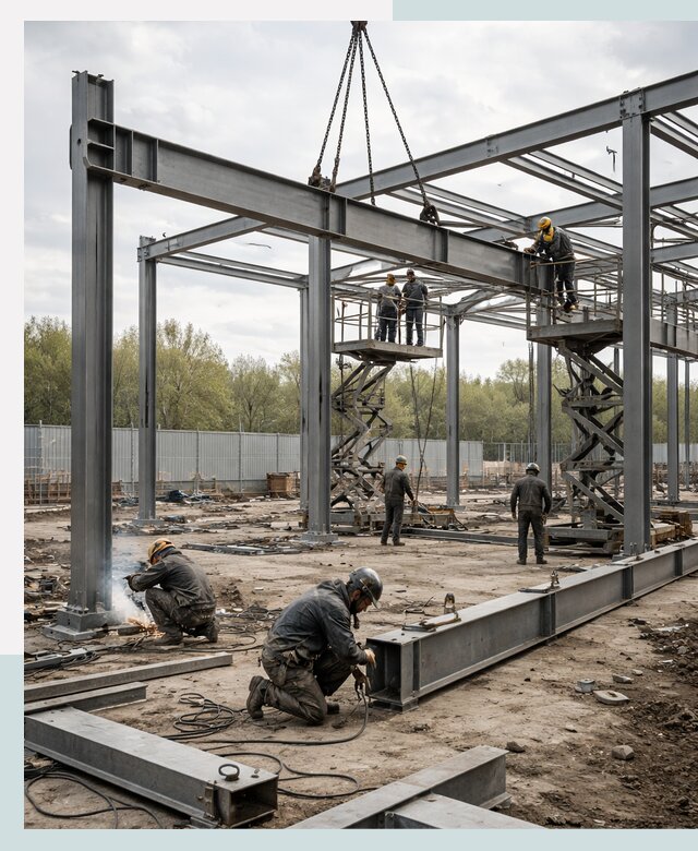 Строительство выставочных павильонов из металлоконструкций в Оренбурге