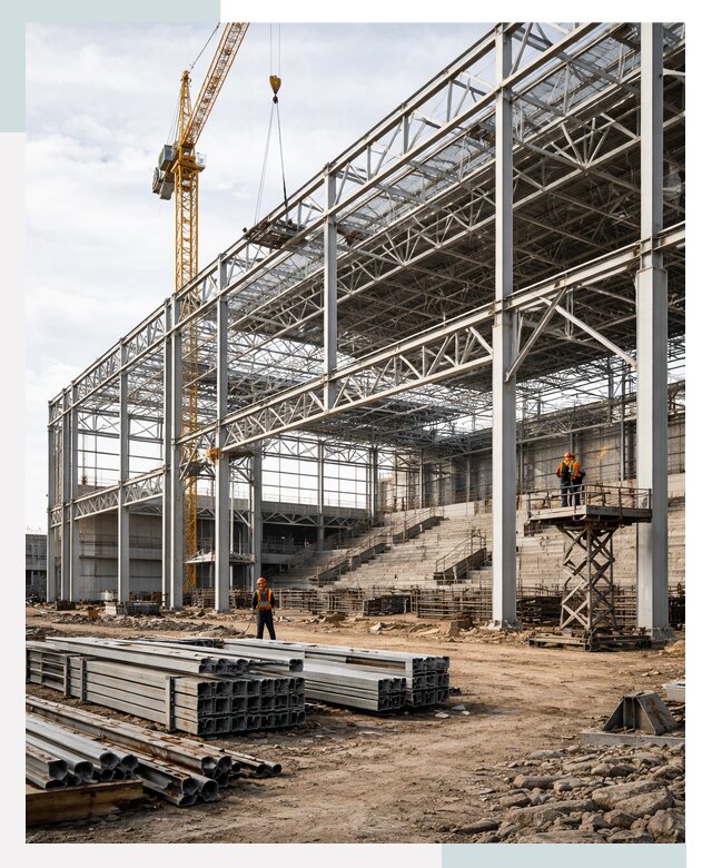 Строительство спортивных комплексов в Оренбурге от 30507 р. | СтальСтрой-Рнб