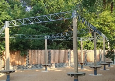 Терраса из металлоконструкций под ключ, проектирование, изготовление и монтаж от СтальСтрой-Рнб